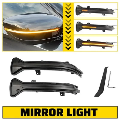 Smoke 2x LED Signal Dynamic Turn Mirror Light Fit BMW 4 Series G22 G23 G26 20-20 - Image 1 of 4