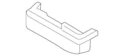 Moldura de panel basculante Navigator original Ford Lincoln 2005-2006 5L7Z-7829076-APTM Foto 1 de 2