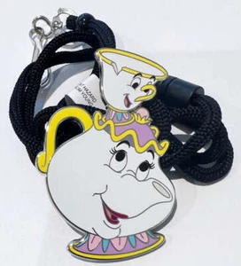 Mrs Potts & Chip Beauty & the Beast Bolo Lanyard Disney Pin C03 - Picture 1 of 1