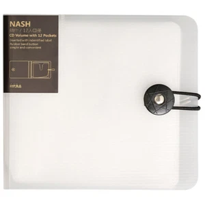 CD Case Binder 12-Capacity CD Storage Book CD Storage Container CD Organizer - Afbeelding 1 van 12