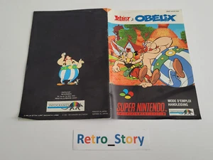Super Nintendo SNES - Astérix & Obélix - Notice / Instruction Manual - FAH - Picture 1 of 1