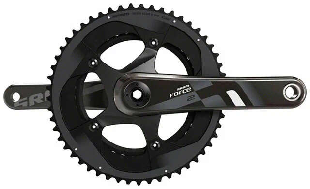 SRAM Force 22 Crankset - 165mm, 11-Speed, 53/39t, 130 BCD, GXP, Black - Image 1 of 1