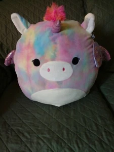 Malvavisco blando JAIME UNICORNIO Talla 20 Almohada SquooShems KellyToy Malvaviscos Nuevo - Imagen 1 de 12