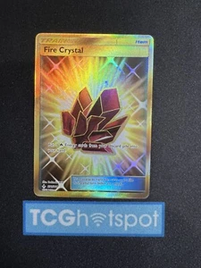 Fire Crystal 231/214 Secret Hyper Rare Sun & Moon Unbroken Bonds 2019 Pokemon NM - Picture 1 of 5