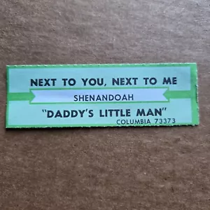 SHENANDOAH Next To You Next To Me JUKEBOX STRIP Record 45 rpm 7" - Picture 1 of 1