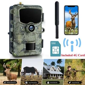 FHD 24MP 4G LTE Wireless Cellular Trail Camera Sends Picture Video to Cell Phone - Picture 1 of 15