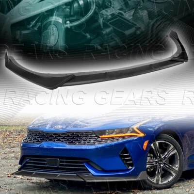 ALERÓN LABIO BARBILLA PARACHOQUES DELANTERO NEGRO SIN PINTAR ESTILO CK AJUSTE 21-24 KIA K5 LX EX Foto 1 de 4