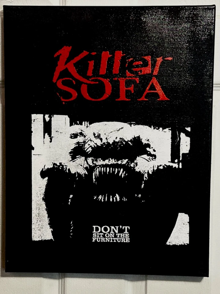 KILLER SOFA Movie Poster Printed on canvas 14x18” - Image 1 of 1