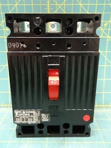 General Electric THED136040 3 polig 40 AMPS 600 VAC 25kA MAX RMS Leistungsschalter - Bild 1 von 8