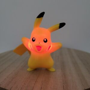 2013 Nintendo Pikachu Pokemon Figure 2.5" Light Up Cheeks Red Figure 