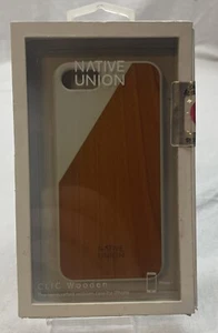 Native Union Clic Wooden Handcrafted Case for iPhone 7 - Picture 1 of 3