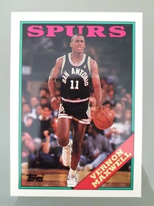 Topps Archives 1981-1991 Vernon Maxwell Rookie Card #107 NBA Basketball - Foto 1 di 1