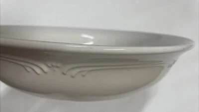 Pfaltzgraff Filigrana Blanca 11" Tazón Ensalada Verduras Pasta Servir Gres EE. UU. Foto 1 de 4