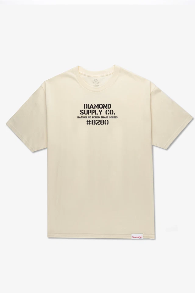 CAMISETA MONO MILITAR Diamond Supply Bored Ape Mutant - Crema - Grande   Foto 1 de 3