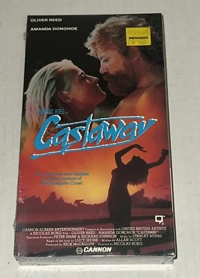 CASTAWAY VHS Video Movie Nicolas Roeg CANNON Kate Bush Music 1987 Sealed NEW NOS - Image 1 of 3