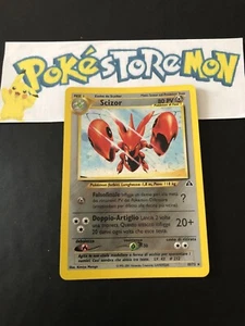 Pokémon - Scizor - Neo Discovery - Holo Swirl - Italiano - 10/75 - EXC/NM- - Picture 1 of 8