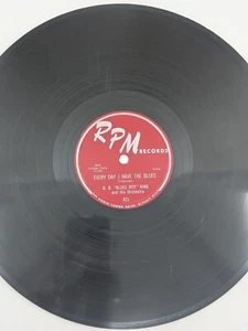 Every Day I have the Blues/Sneakin' Around BB KING 78 RPM BLUES VG - Picture 1 of 4