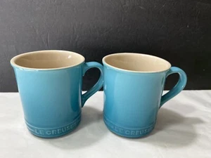 Le Creuset Caribbean Blue Kaffee Tee Tassen - Bild 1 von 9
