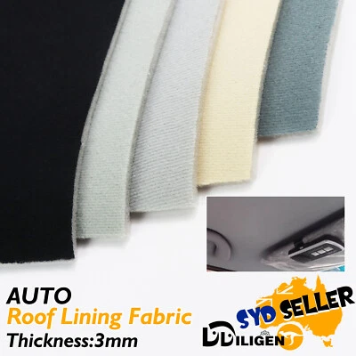 Velour Headliner Fabric Rebuild Foam Backed Vehicle Roof Lining Materials Gift - image 1 of 4