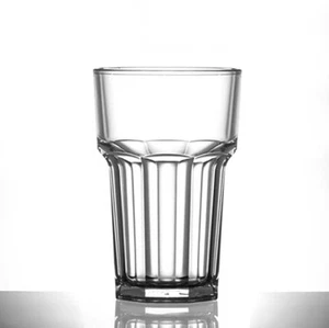 Elite Premium Polycarbonate Remedy Hiball Glass 10oz CE Nucleated Reusable Glass - Picture 1 of 12