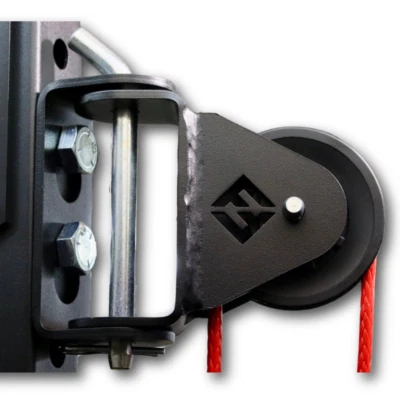 F&F STEEL Rack Mounted Swivel Pulley - 180 Degree Smooth-Glide Pulley - Image 1 of 4