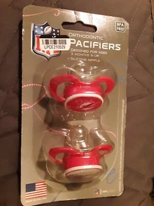 Ciuccio Miami Dolphins Baby Pink - Confezione da 2 senza licenza NFL BPA - Foto 1 di 2