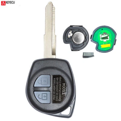 2 Button Keyless Remote Key Fob 433MHz ID46 Chip for Suzuki Grand Vitara Swift - Imagem 1 de 4