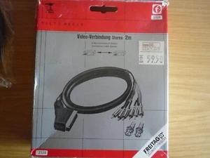 Freitag  Video-AV-Verbindung 2,0 m Stereo, unbenützt, neu - Bild 1 von 3