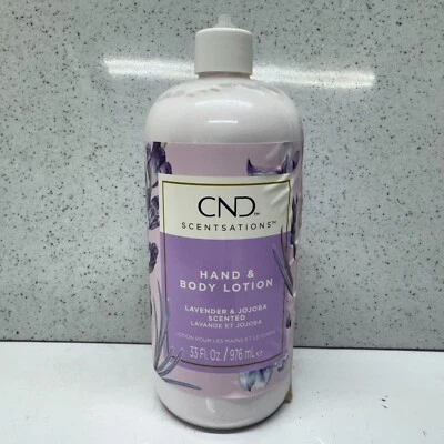 Damaged - CND Hand & Body Scentsations Lavender & Jojoba Lotion 976 ml / 33 oz - Image 1 of 3