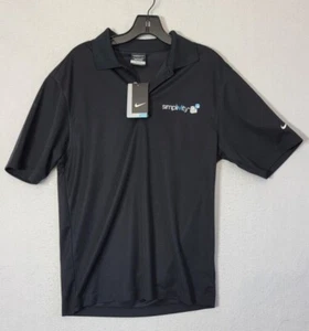 Nike Golf Dri-Fit Herren Small Schwarz Poloshirt Kurzarm Neu mit Etikett "Simplivity" - Bild 1 von 8