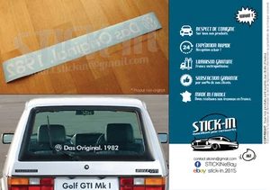 Sticker Autocollant "Das Original.19**" Golf GTI Combi Polo Cox Old Année Year - Zdjęcie 1 z 3