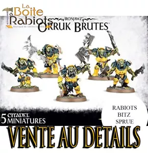 Warhammer Age Of Sigmar Orruk Brute Retail Sale Rabiots Bitz Sprue - Picture 1 of 5