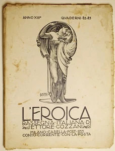 L'EROICA Rassegna Italiana di Ettore Cozzani n.82-83 anno XVIII Autori Belgi - Imagen 1 de 10