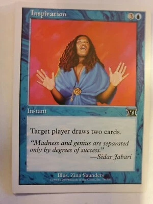 MTG Magic The Gathering Card InspirationInstant Blue Sixth edition 1999 - Image 1 of 2
