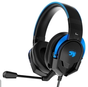 Gaming Headset with Microphone, Stereo Wired Noise Cancelling Over-Ear Headphone - Picture 1 of 4