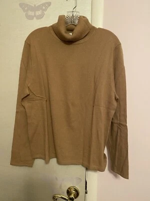 Suéter randolph duke the look bege gola alta 1X. Novo com etiquetas  - Imagem 1 de 4