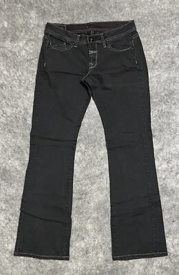 Pantalones de mezclilla vintage Marithe Francois Girbaud para mujer 30 negros mezcla de algodón elásticos Foto 1 de 4