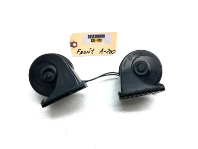 Jaguar XJ XJL 2010-2017 izquierda derecha bajo tono alto bocina de señal con soporte de salida OEM. Foto 1 de 4