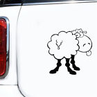 2pcs Sheep Car Sticker Figure Auto Window Wall laptop Motorcycle Vinyl Decal