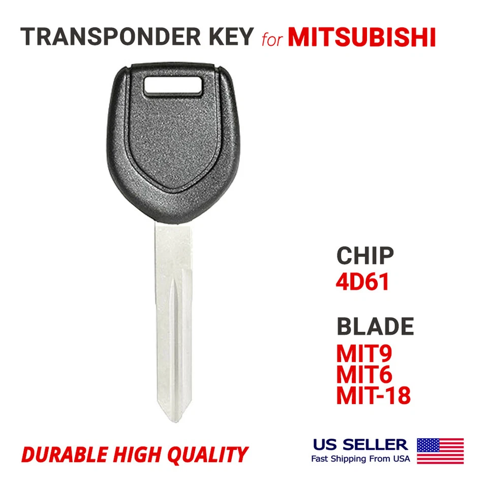 Llave Transpondedor Mitsubishi MIT13-PT MIT9, MIT6, MIT-18 con Chip 4D61 Foto 1 de 1