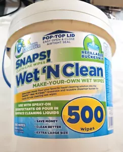 SNAPS! Wet N Clean Bucket (500-Count) - Picture 1 of 5