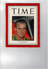 JAN 15 1945 TIME MAGAZINE 9TH AF MAJ GEN SANFORD VANDENBERG VOL XLV NO 3 T1324
