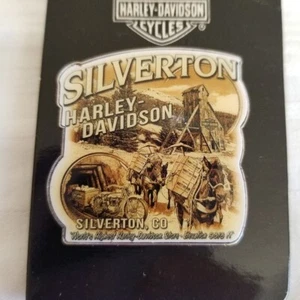 New Harley Davidson Silverton Lapel Vest Pin - Picture 1 of 5