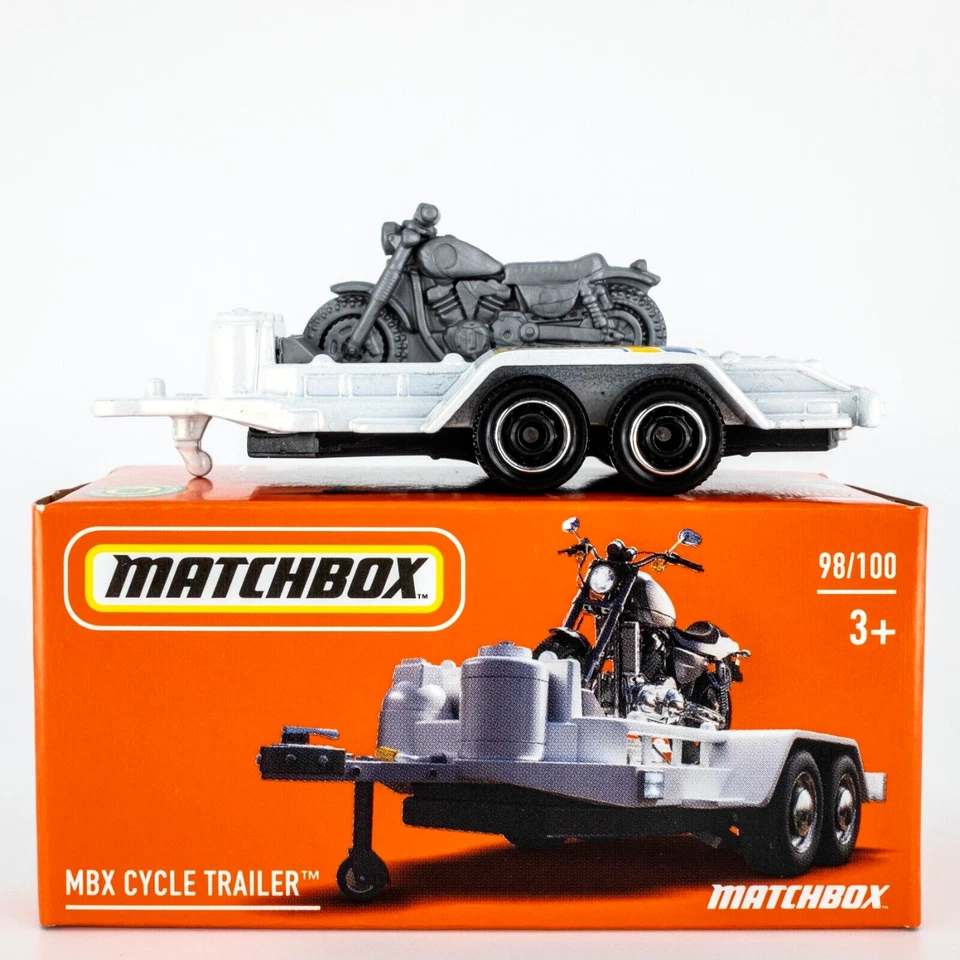 matchbox  motorcycle mbx trailer 41/100 1/64 2022 - Photo 1/1
