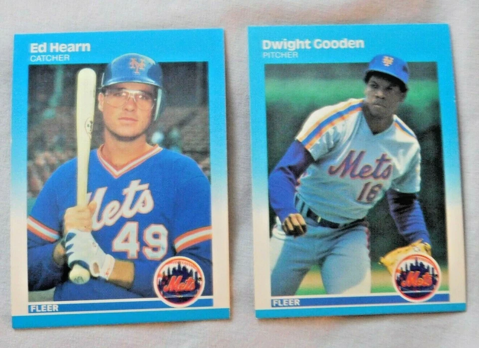 1987 Fleer New York Mets Baseball Card Pick one - Image 1 of 1