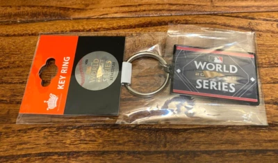 2022 World Series Key Chain Keyring NEW Astros vs Phillies MLB Official Licensed - Image 1 of 3