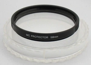 SONY MC MULTI COATED PROTECTOR CAMERA LENS FILTER 58MM - Picture 1 of 2