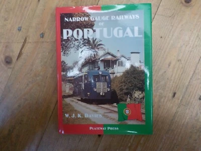 1998 WJK DAVIES NARROW GAUGE RAILWAYS OF PORTUGAL PLATEWAY PRESS LIKE NEW CON. - Image 1 of 4