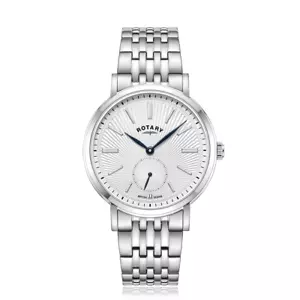 Rotary Gents Stainless Steel Battery Watch on Bracelet Windsor GB05320-29 - Picture 1 of 4