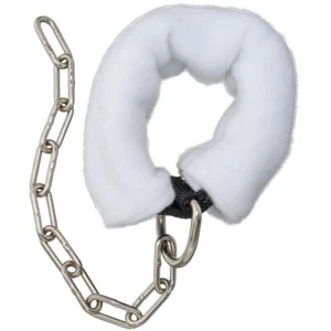 New! Tough-1 KICKING CHAIN w/ FLEECE Nylon hobble strap Fleece covering Chrome - Picture 1 of 1